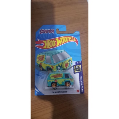 Carrinho Hot Wheels 70s Van Palavra Cruzada Azul Escuro