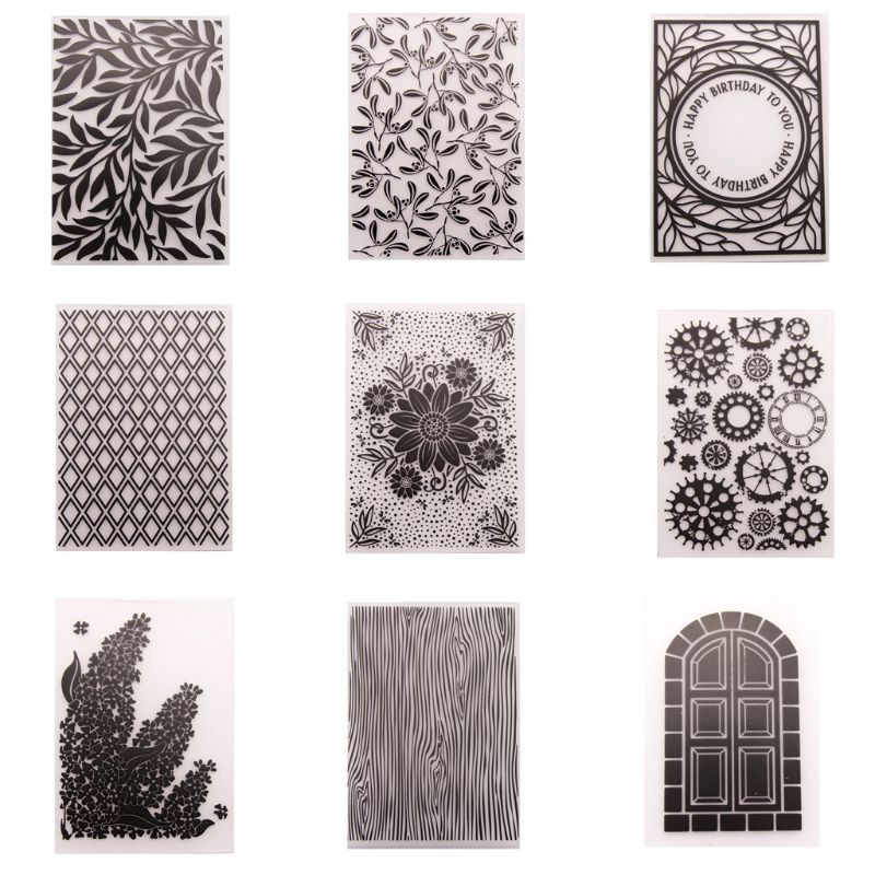 Leaves Embossing Folder Template Scrapbook Photo Album Card Making ...