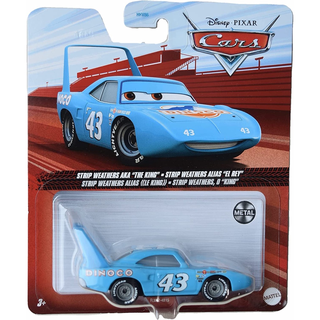 Disney Cars The King Strip Weathers AKA Rei Carros Miniatura Mattel