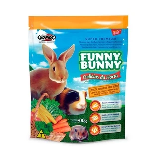 Funny Bunny Ração Delícias da Horta 500G