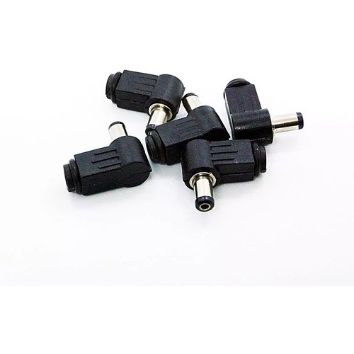 kit Conector Plug P4 Macho Dc 90 Graus 5 Peças | Shopee Brasil