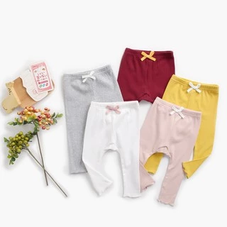 Calça Longa Outono Princesa Sanlutoz Algodão Bebê Meninas Calças Longas Outono Princesa