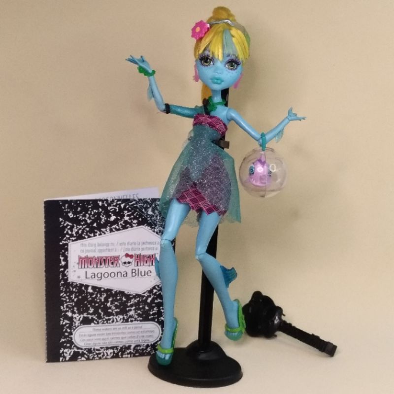 Boneca Monster High Lagoona Blue 13 Wishes Assinada - O Espaço Virtual do  Colecionador