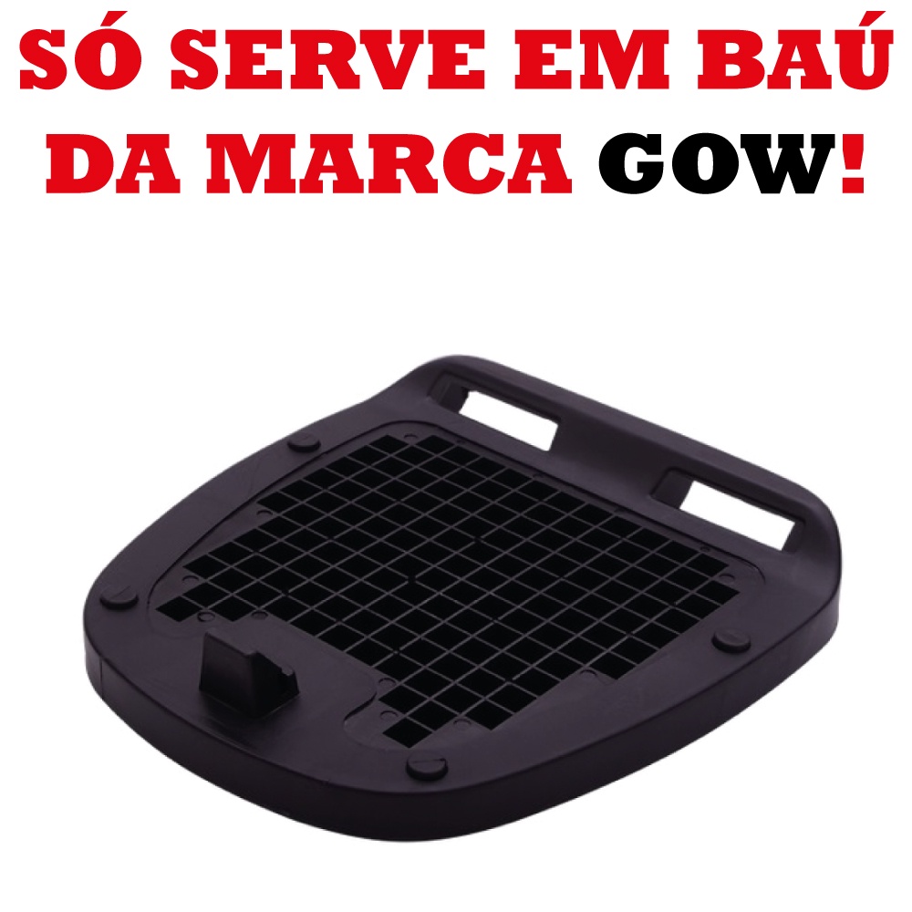 Base Do Bau Bauleto Moto Gow G33 G40 30 E 40 Litros Original Xre 300 Cg Fazer Cg 125 150 160 Twister 250
