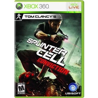 TOM CLANCY'S SPLINTER CELL CONVICTION - XBOX 360 mídia física na caixinha