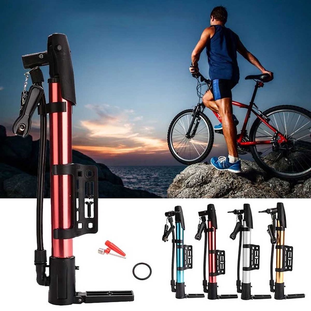 Bomba De Ar Para Bike Bolas Moto Alumínio Pneu Bicicleta