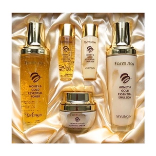 farmstay honey gold essential skin care 3set