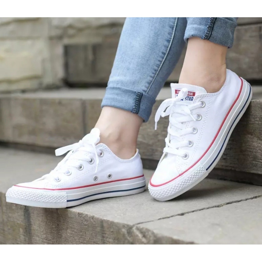 All star branco de hot sale lona