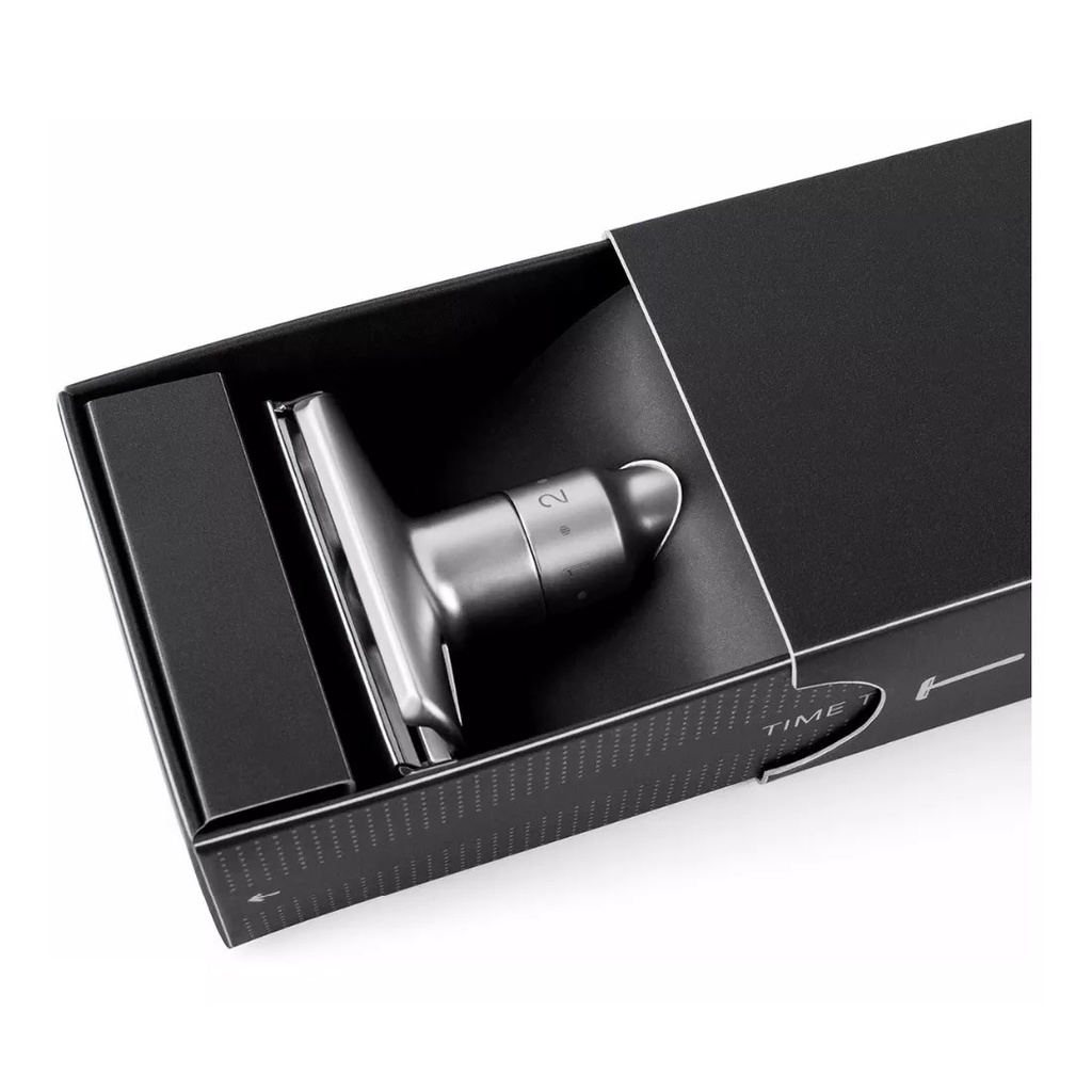 Barbeador Ajustável Safety Razor Qshave + 5 Lâminas Usa | Shopee