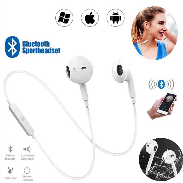 Fone de Ouvido Intra-auricular/Sem Fio/Bluetooth com Microfone
