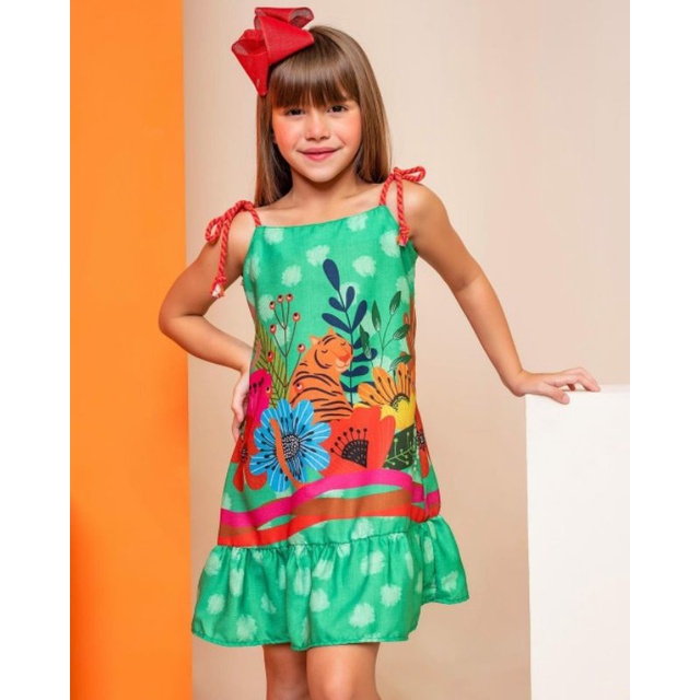 Vestidos best sale infantil estampado