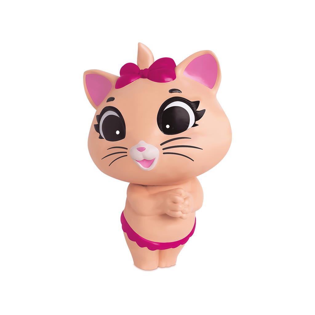 Gatinha de Brinquedo Patrulha Canina Pet Esquadrão Pet Gata felicia Boneca  de Gatinha com Fralda e Mamadeira Bicho de estimação 1124 1124 - Escorrega  o Preço