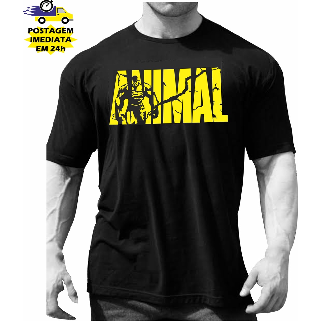 Camiseta Academia Treino Animal