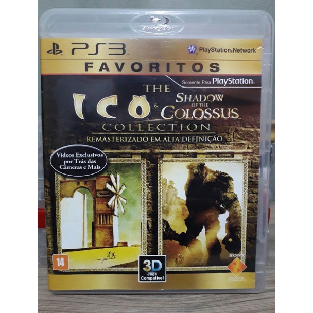 Ico & Shadow Of The Colossus para PS3 - Coleção Favoritos - Sony - Outros  Games - Magazine Luiza