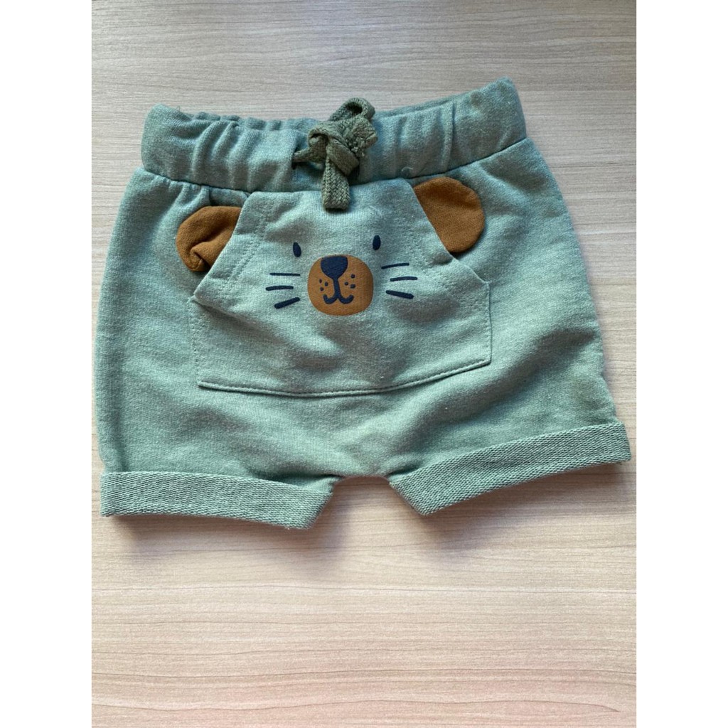 Bermuda with Embroidered Teddy