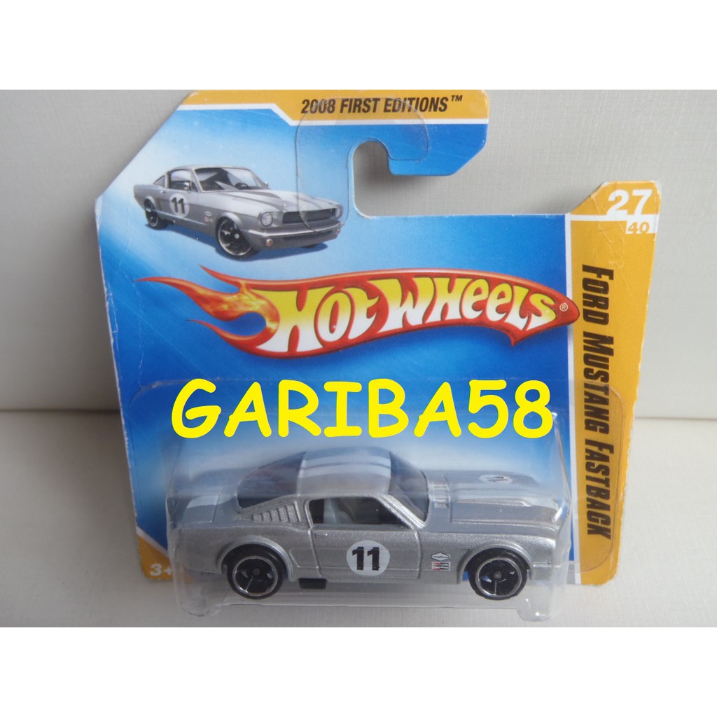 HOT WHEELS FORD MUSTANG FASTBACK 2008 FIRST EDITIONS PR GARIBA58