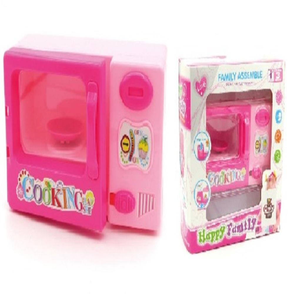 Kit Mini Brinquedo Cozinha Fogão E Microondas