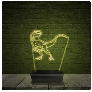 Led Luminária Acrílico Abajur - Dinossauro 06