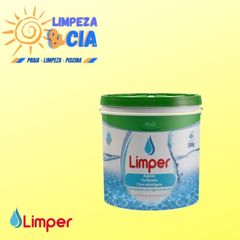 Cloro Limper Multi Ação 10 Kg | Shopee Brasil