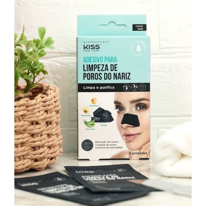 Adesivo para Limpeza de Poros do Nariz C/3 - Limpa e Purifica - Kiss Ny ...