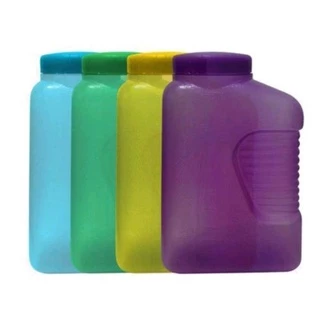kit 2 Garrafa De Geladeira 2 Litro Medidor Multiuso Domestico Cozinha Casa Agua Suco Tampa Rosqueável