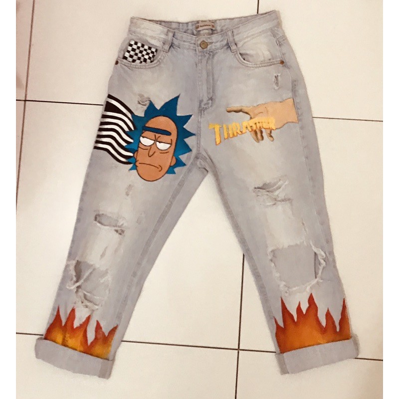 Calça personalizada hot sale masculina