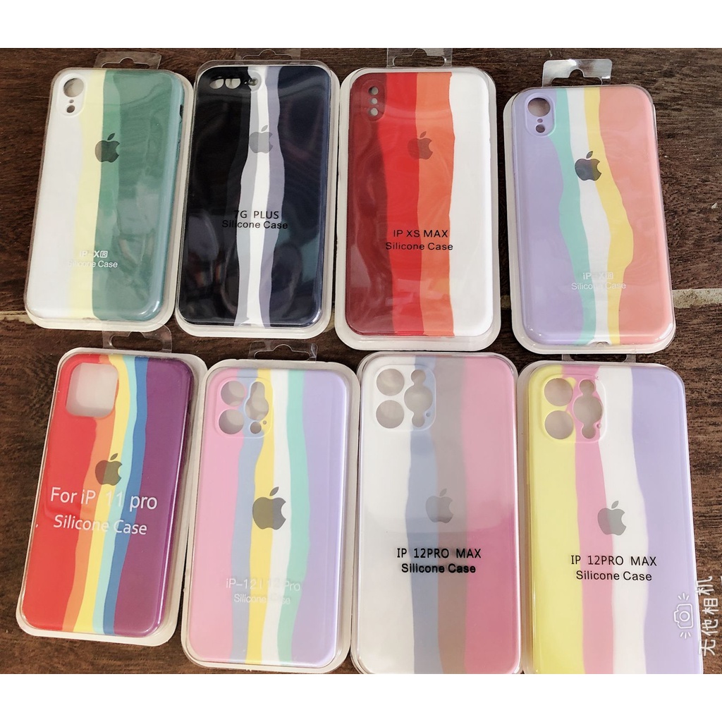 Capa silicone case iphone 13 pro max pro arco íris claro - Apple - Espaço  Case - Loja Acessórios Celular Maceió