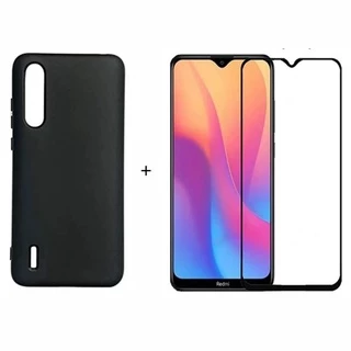 Capa Capinha Case Aveludada + Película de vidro 9D XIAOMI MI 9 LITE