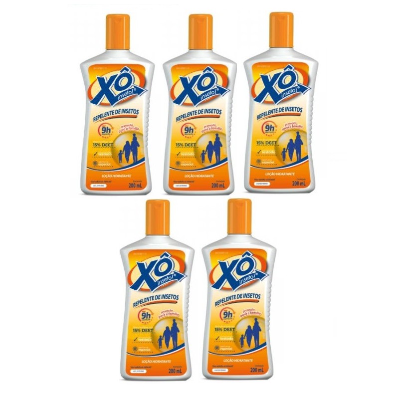 Kit Com 5 Repelente Loção Xô Inseto LOÇAO HIDRATANTE (CREME) Cimed ...