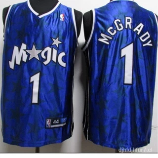 Camisa Nba Orlando Magic No . 1 Mcgrady Sports Estrela Azul Q4vS