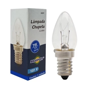 Lâmpada Chupeta 7W 127V E14 Clara