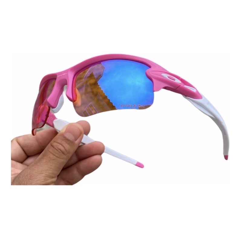 oculos de sol Flack 2.0 lente prismz Juliet rosa pink +brinde