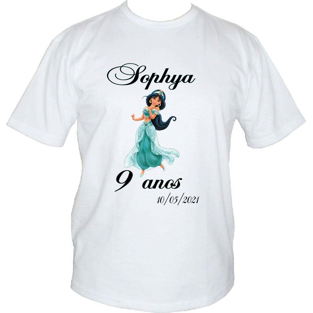 Camiseta 2025 princesa jasmine