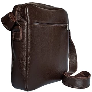 Bolsa Capanga Masculina Couro Legitimo Shoulder Bag - Tamanho Grande