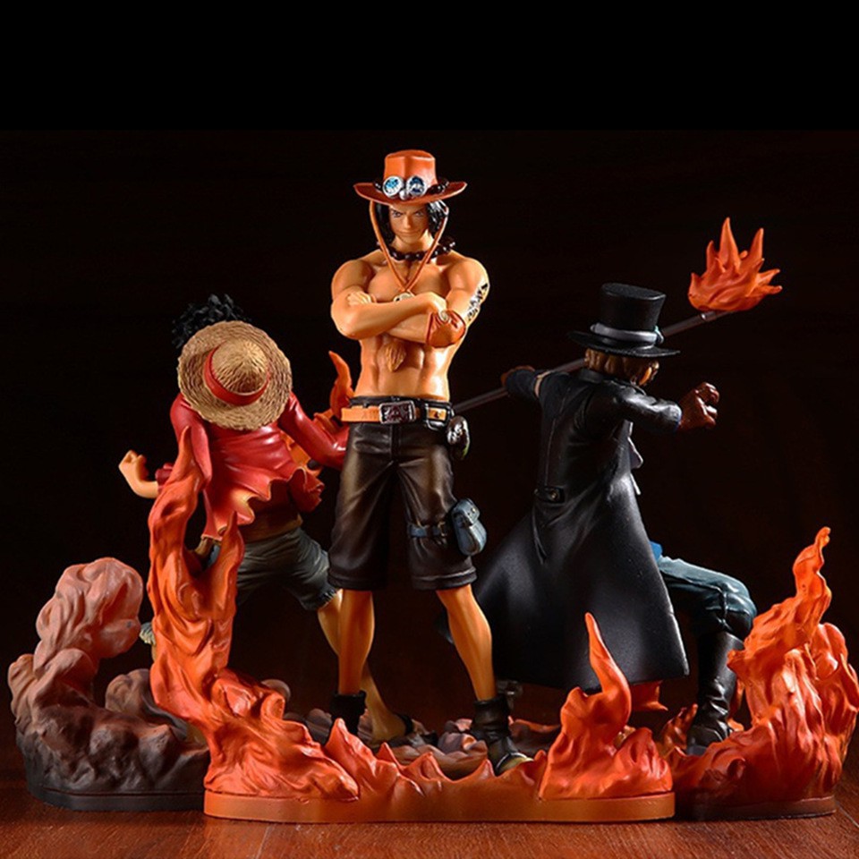 Action figure One Piece com 6 Peças Conjunto