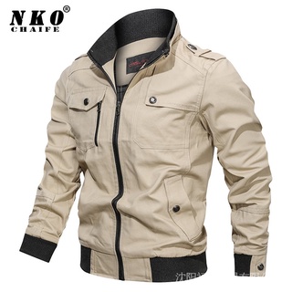 2021 Primavera Outono Nova Jaqueta De Moda Jaquetas Masculinas Magros Dos Homens Casual Tático Militar Casaco De Roupas