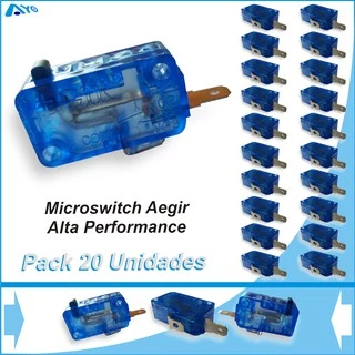 20 Microswitch para Botão Arcade *Alta Performance* (20 Unidades)