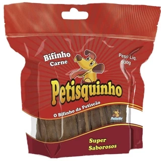 BIFINHO MASTIGAVEL DE CARNE PETISCÃO TABLETE 500G