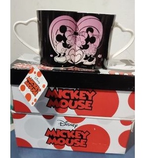 Caneca Minnie e mickey Encaixe Perfeito