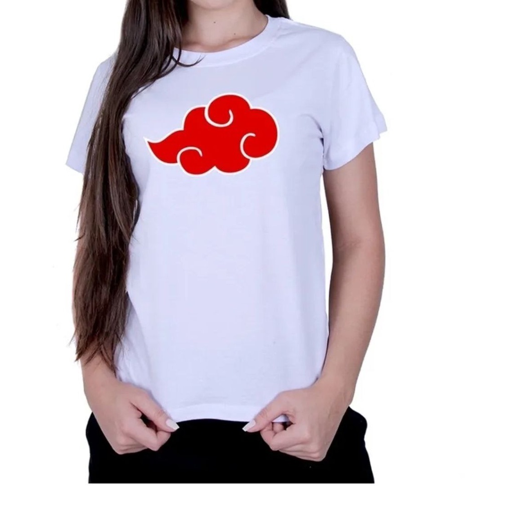 Camiseta Anime Naruto Akatsuki Camisetas Personalizadas Unissex Shopee Brasil 8058