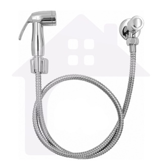 Ducha Higiênica Abs Cromada Acionamento Banheiro Lavabo Lavatório pia 1/4v
