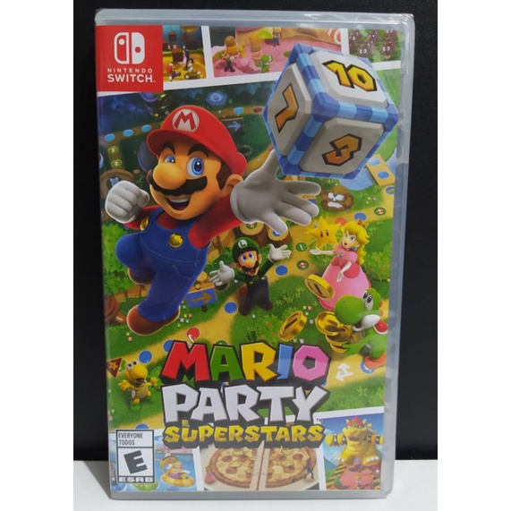 Jogo Mario Party Superstars Nintendo Switch Mídia Física