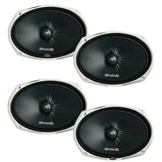 Kit 04 Auto Falante 6x9 Snake 200w Rms Cod 5212 2 pares potentes super mais vendidos