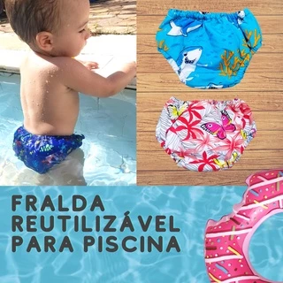 Fralda para piscina em Oferta na Shopee