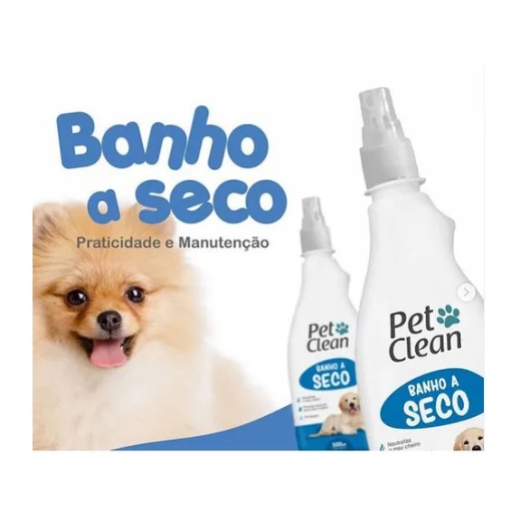 Banho A Seco Pet Clean Liquido Para Cães E Cachorro - 500 Ml | Shopee ...
