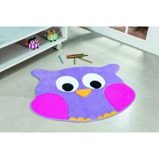 Tapete Para Quarto Infantil Pelucia Coruja Lilas