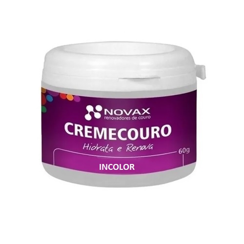 Creme Couro Novax 60g Várias Cores, Graxa tênis bota sapato