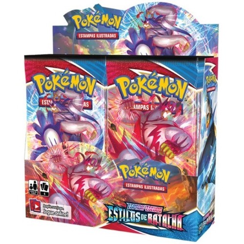 Pokemon Espada E Escudo Booster Box 36 Blisters Estilos De Batalha ...