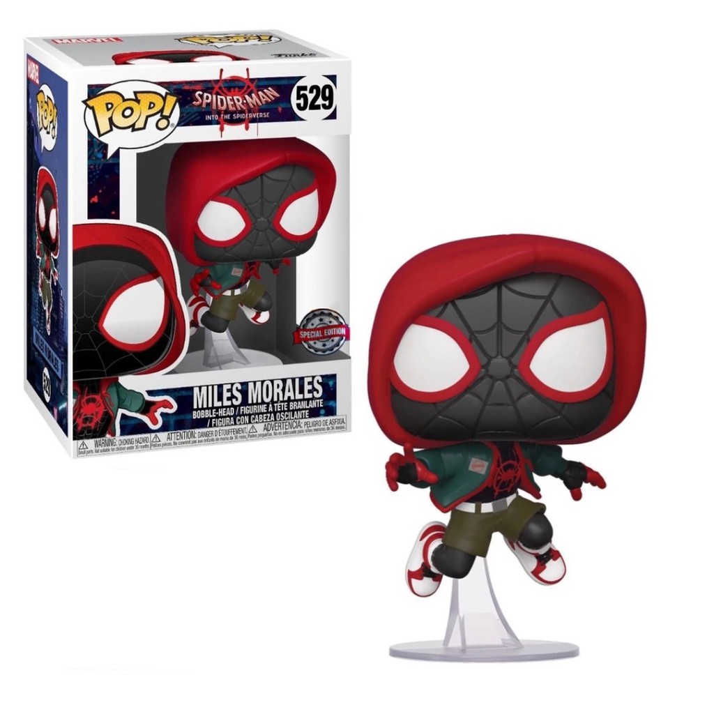 Boneco Funko Miles Morales #775 - Spider Man Miles Morales