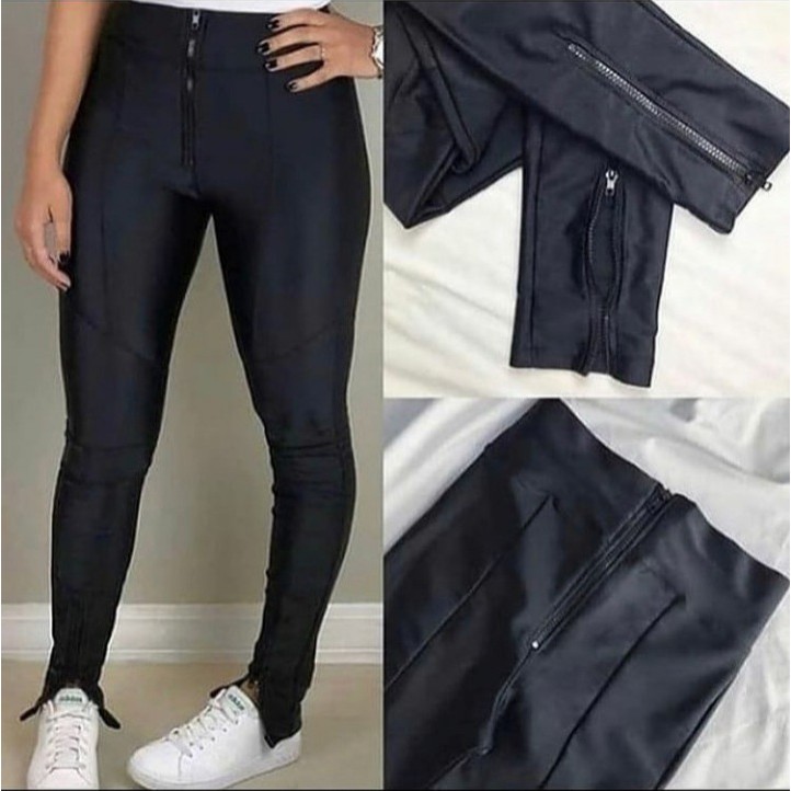 Calça Feminina Prada com Zíper Preta